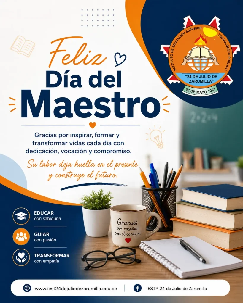 Feliz Día del Maestro